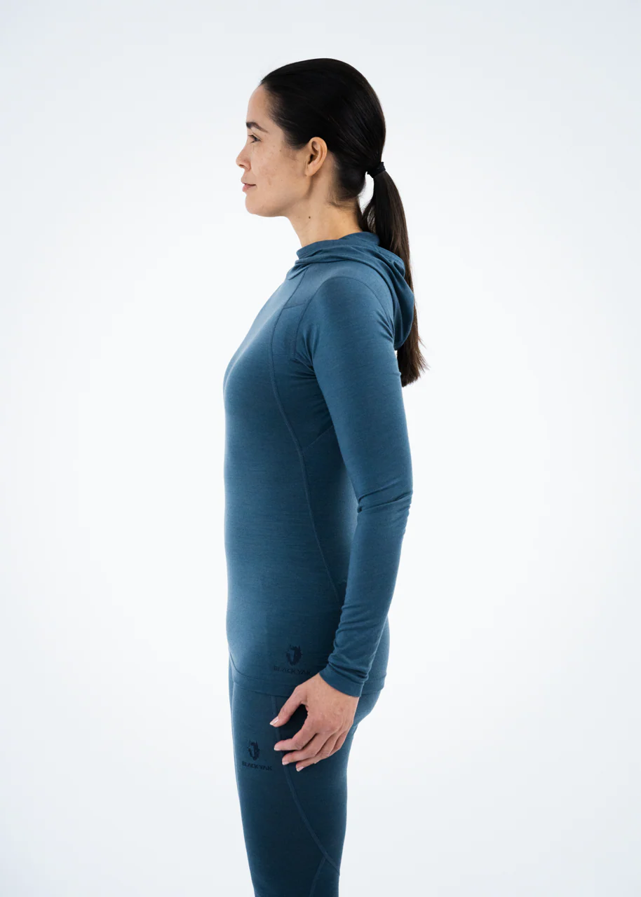 DAMEN GURLA MERINO KAPUZEN BASELAYER LONGSLEEVE - Image 13