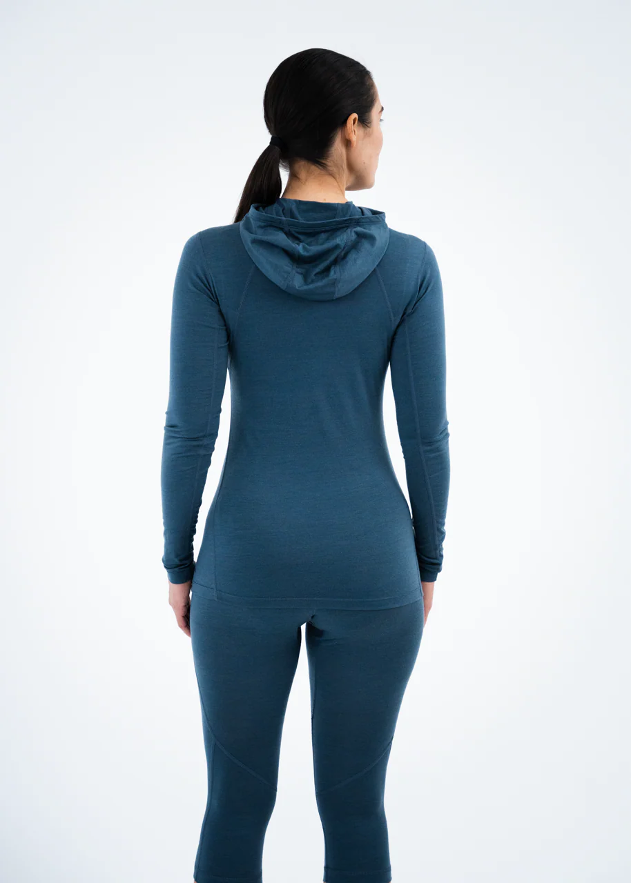 DAMEN GURLA MERINO KAPUZEN BASELAYER LONGSLEEVE - Image 14