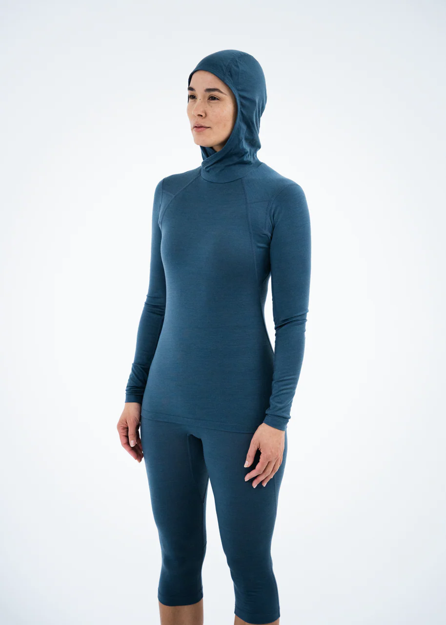 DAMEN GURLA MERINO KAPUZEN BASELAYER LONGSLEEVE - Image 15