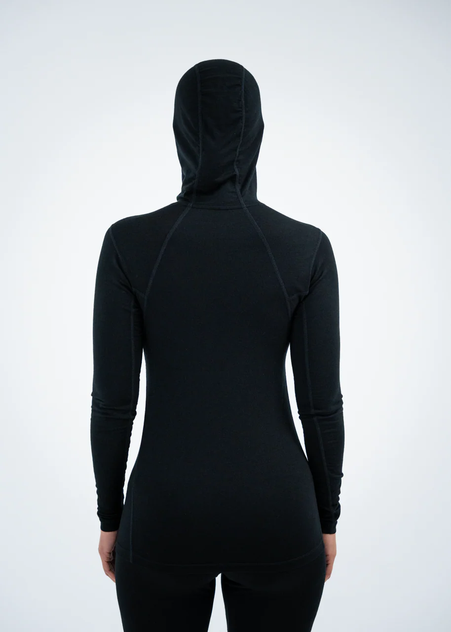 DAMEN GURLA MERINO KAPUZEN BASELAYER LONGSLEEVE - Image 6