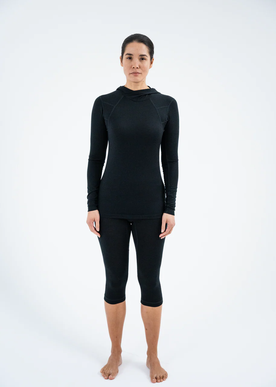 DAMEN GURLA MERINO KAPUZEN BASELAYER LONGSLEEVE - Image 7