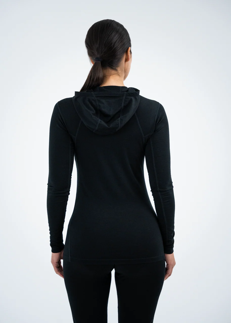 DAMEN GURLA MERINO KAPUZEN BASELAYER LONGSLEEVE - Image 8