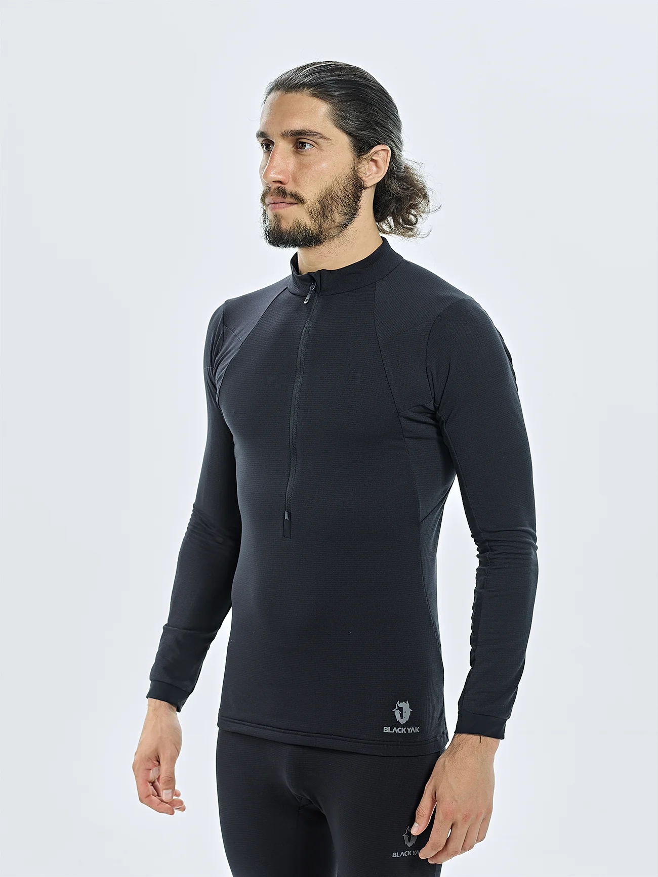 HERREN CHAMAR FLEECE HALF ZIP BASELAYER LONGSLEEVE - Image 4