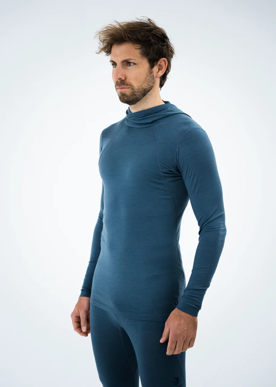 HERREN GURLA MERINO KAPUZEN BASELAYER LONGSLEEVE - Image 10