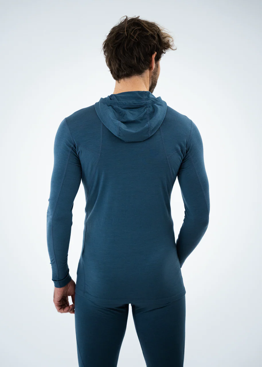HERREN GURLA MERINO KAPUZEN BASELAYER LONGSLEEVE - Image 12