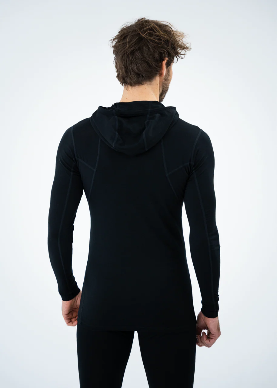 HERREN GURLA MERINO KAPUZEN BASELAYER LONGSLEEVE - Image 6